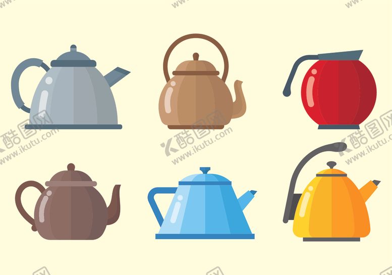 编号：94666009201930504677【酷图网】源文件下载-卡通水壶