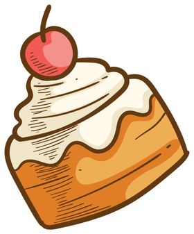蛋糕甜品插图卡通烘培png免抠图