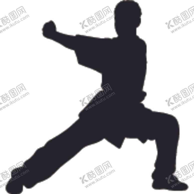 编号：72493504260332169909【酷图网】源文件下载-武术格斗剪影