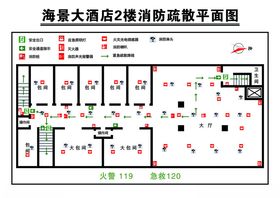 消防疏散图