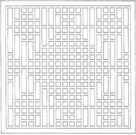 镂空花图案设计仿古纹
