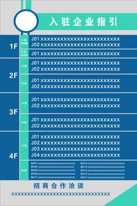 楼层指引牌  路面导视牌