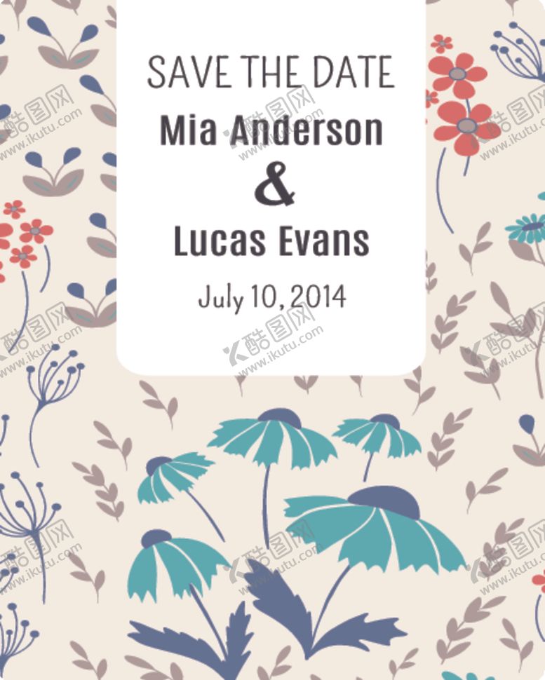 编号：32474009180833185546【酷图网】源文件下载-北欧创意森系花纹图案