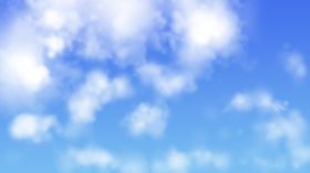 夏日蓝天