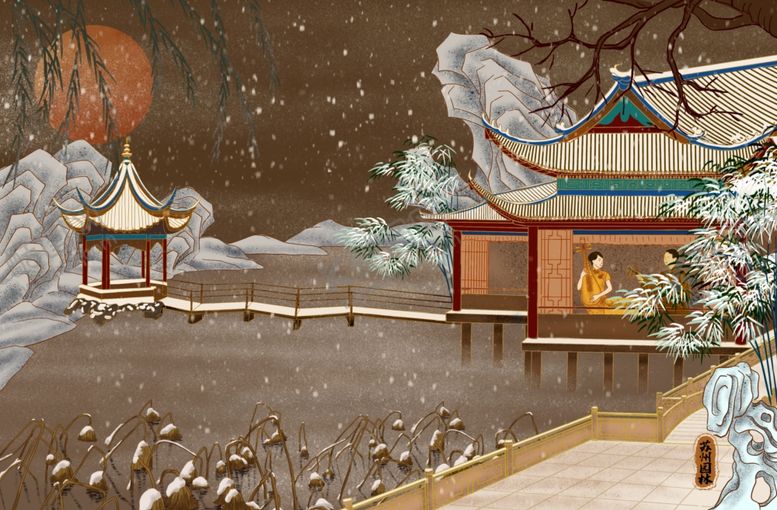 编号：97200510011642172080【酷图网】源文件下载-苏州建筑插画卡通背景素材