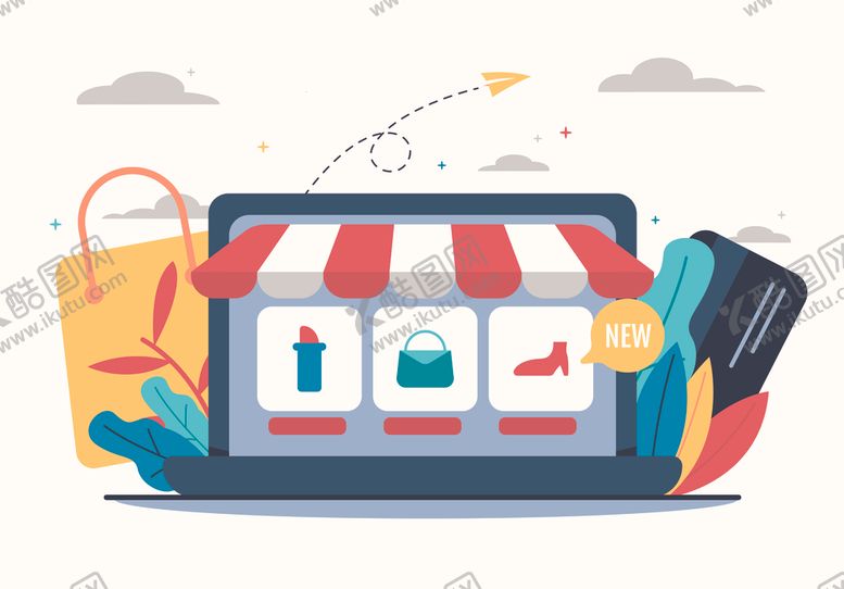 编号：34955509281954436189【酷图网】源文件下载-在线购物概念