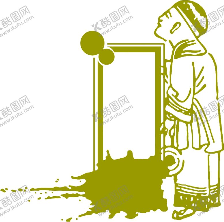 编号：26902905100039435740【酷图网】源文件下载-古代儿童线稿