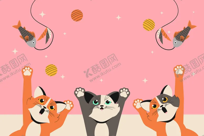 编号：12136701270935516912【酷图网】源文件下载-猫咪背景