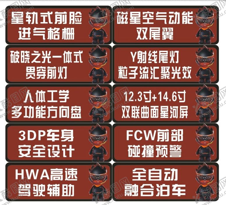 编号：84085401202044317195【酷图网】源文件下载-卖点贴纸 小车贴 汽车亮点