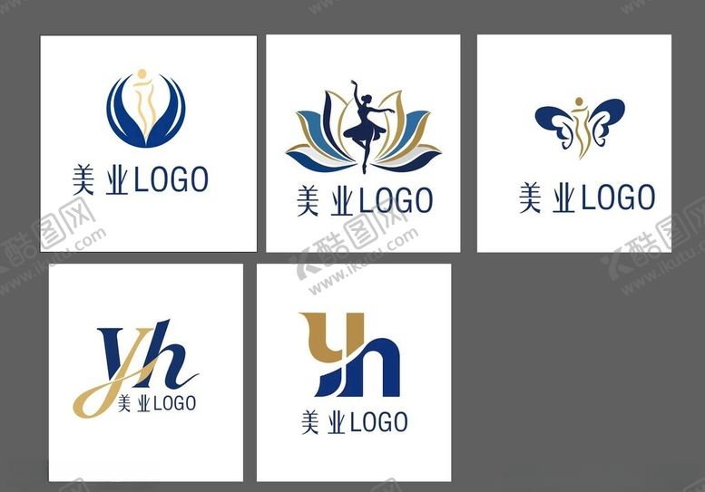 编号：33039804012308316808【酷图网】源文件下载-多样精美美容相关标志设计