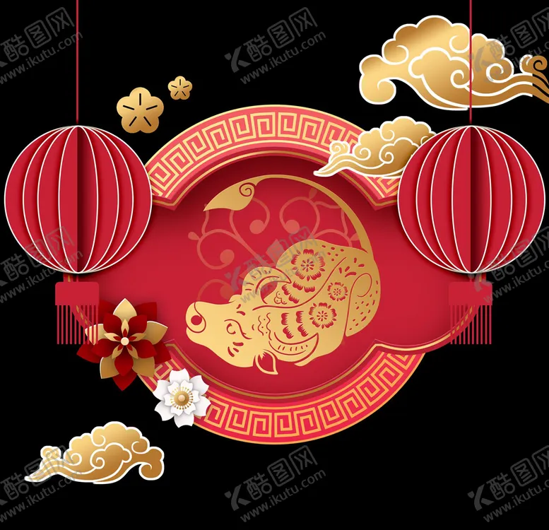 编号：19479004190733041651【酷图网】源文件下载-新年元素