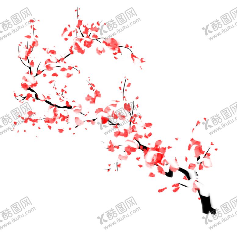 编号：90301205050414249967【酷图网】源文件下载-梅花树枝元素
