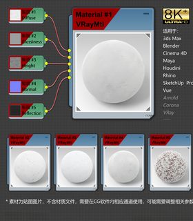 8K超清混凝土材质贴图