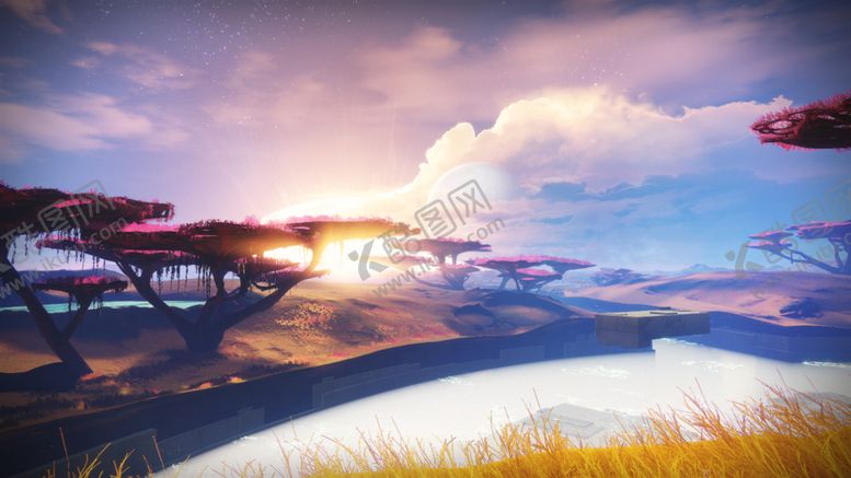 编号：47386809141043036283【酷图网】源文件下载-彩色动漫风景插画背景