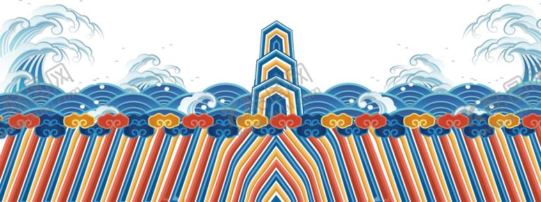 编号：21353809161553329294【酷图网】源文件下载-中国风国潮祥云