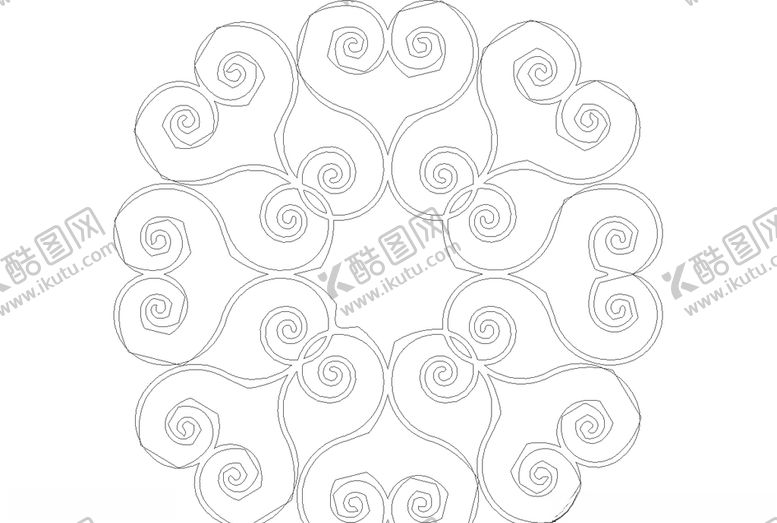 编号：14163704271054354620【酷图网】源文件下载-镂空花图案