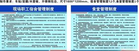 工地农民工制度牌