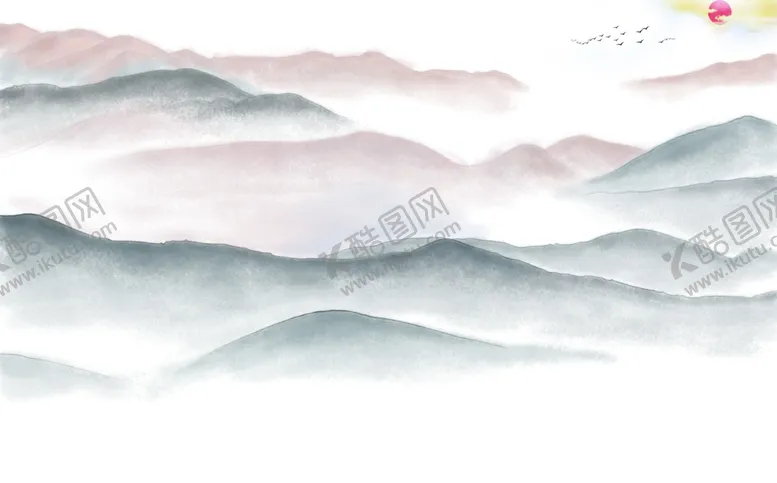编号：45779406300740245686【酷图网】源文件下载-简约古风背景墙