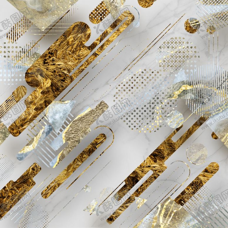 编号：15277810040730547598【酷图网】源文件下载-后现代大理石几何装饰画