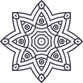 复古花纹图案