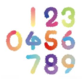 绒毛数字