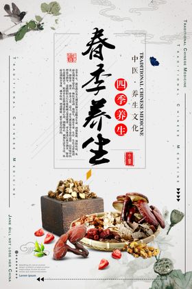 传统中医文化四季养生展板