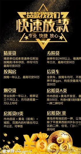 贷款海报