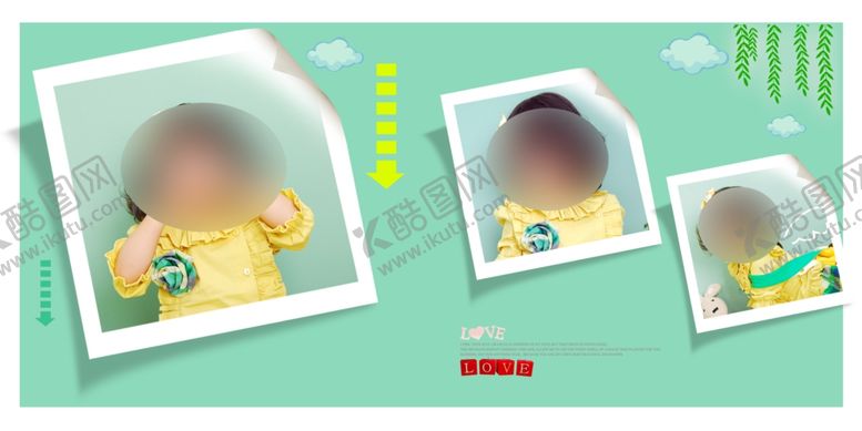 编号：23748909290110398663【酷图网】源文件下载-儿童相册模板