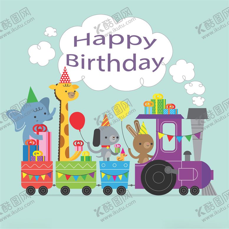 编号：91342202191420448289【酷图网】源文件下载-生日贺卡