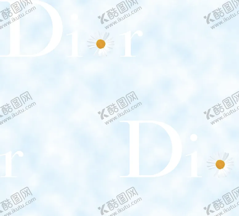 编号：60652406251356181752【酷图网】源文件下载-大牌字母菊花渐变格子