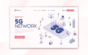 5G高科技背景