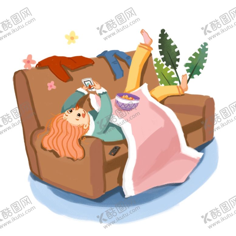 编号：72167406241532461100【酷图网】源文件下载-躺沙发