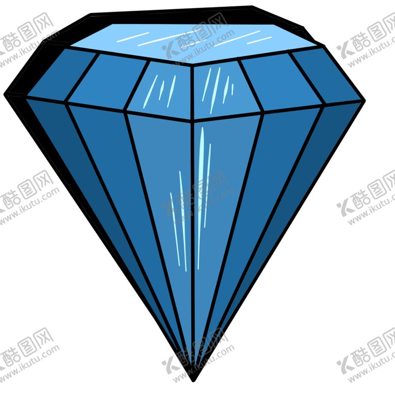 编号：55903210292010358187【酷图网】源文件下载-手绘钻石宝石水晶珠宝免扣素材