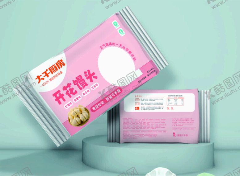编号：65561912111432367474【酷图网】源文件下载-开花馒头