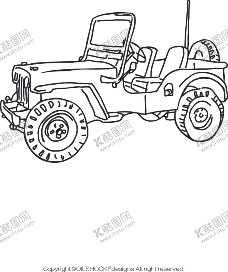 编号：44190110041925508617【酷图网】源文件下载-交通工具吉普汽车