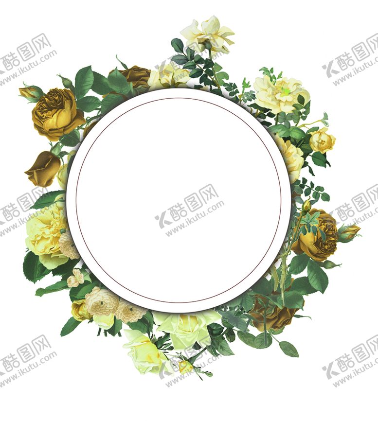 编号：49713207031556302233【酷图网】源文件下载-花卉边框