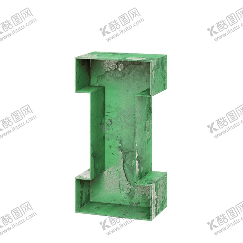 编号：95767510051312374398【酷图网】源文件下载-3D立体字母I