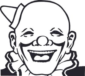手绘小丑插画