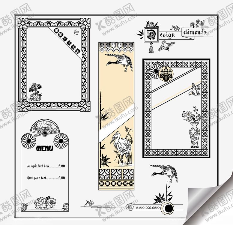 编号：53535509130225399664【酷图网】源文件下载-复古高档花纹