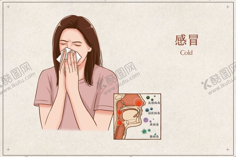 编号：63974710311302008873【酷图网】源文件下载-感冒