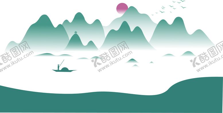 编号：86294309131253375649【酷图网】源文件下载-山水画 
