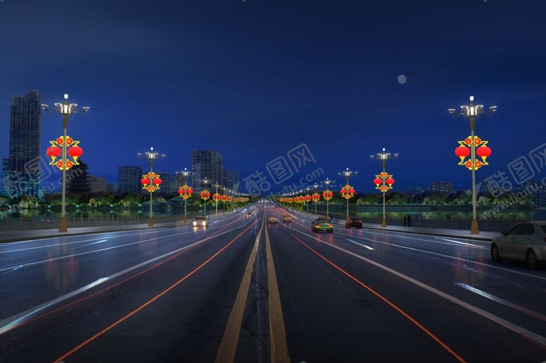 编号：63741809161332319519【酷图网】源文件下载-节日道路