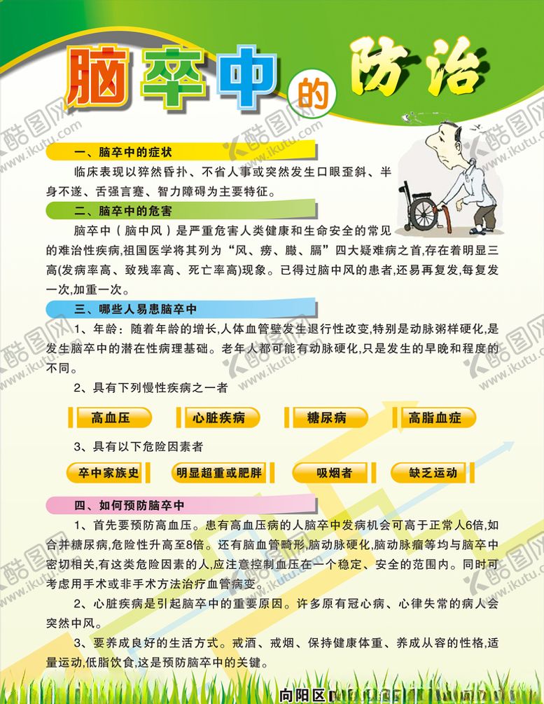 编号：11941610120419097761【酷图网】源文件下载-脑卒中的防治
