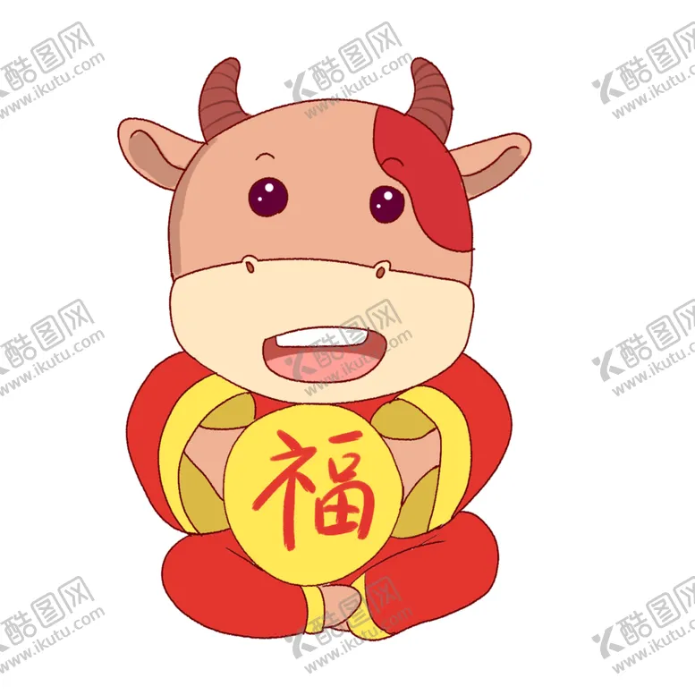 编号：47720305010607339690【酷图网】源文件下载-卡通牛形象