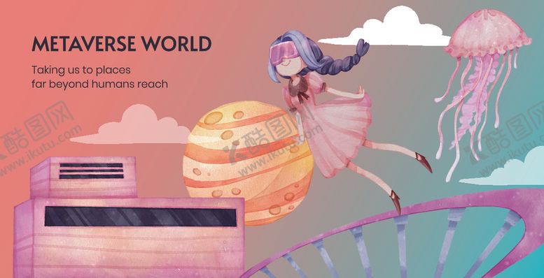 编号：63566404071931584785【酷图网】源文件下载-多样卡通人物场景插画图片