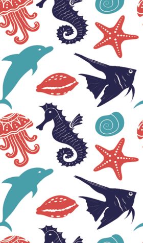 小清新底纹设计