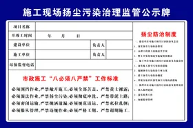 施工公示牌