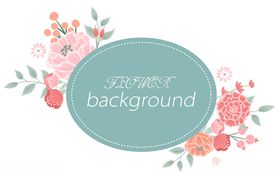 手绘花朵