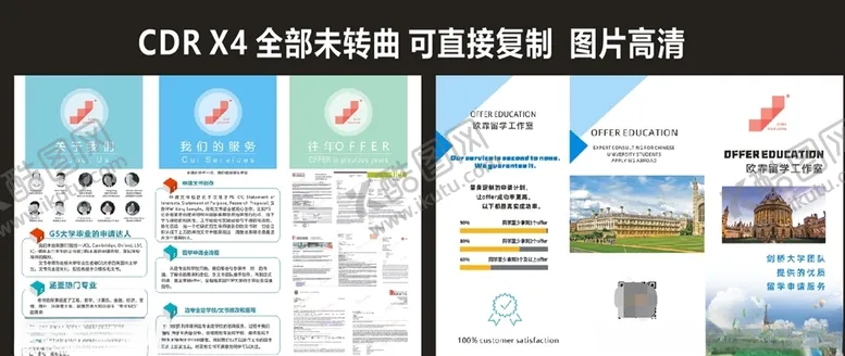 编号：89755504280957051612【酷图网】源文件下载-留学三折页