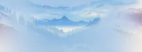 中国风山水画海报